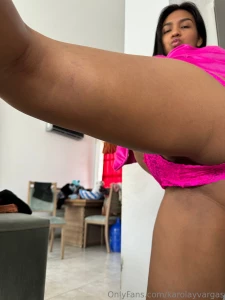 Dispuesta a que me metas la lengua