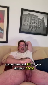 Daddy jerks and cums and shows hole working hard to book hardcore