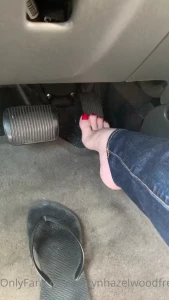 Time to clean my flip flops