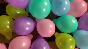 Having a little fun with some of my balloons in my new video balloons