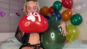 Happy valentines day this nail to pop blow to pop and sit to pop goes