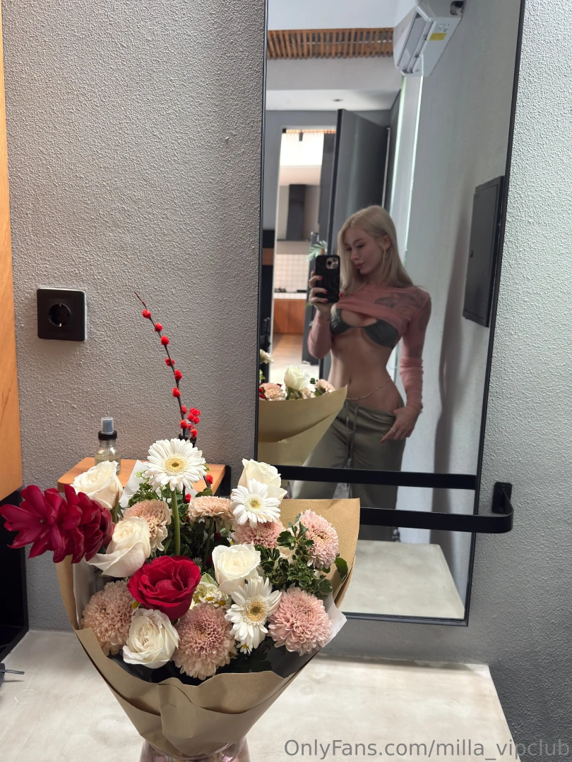 I buy some flowers just to make day better and wish to make your day 