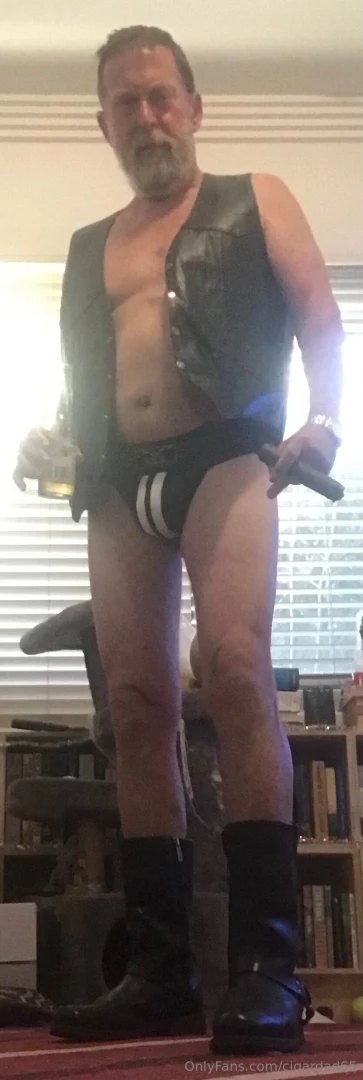 The boots stay on son boots leather sex dadson fuckinginboots vest 