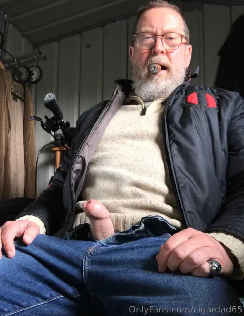 When your dad cums he ll exhale a thick plume of cigar smoke dadcum 