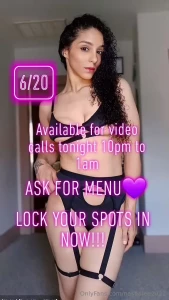 Available for tonight lock your spots in now