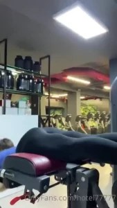 Gym was too crowded for more vids