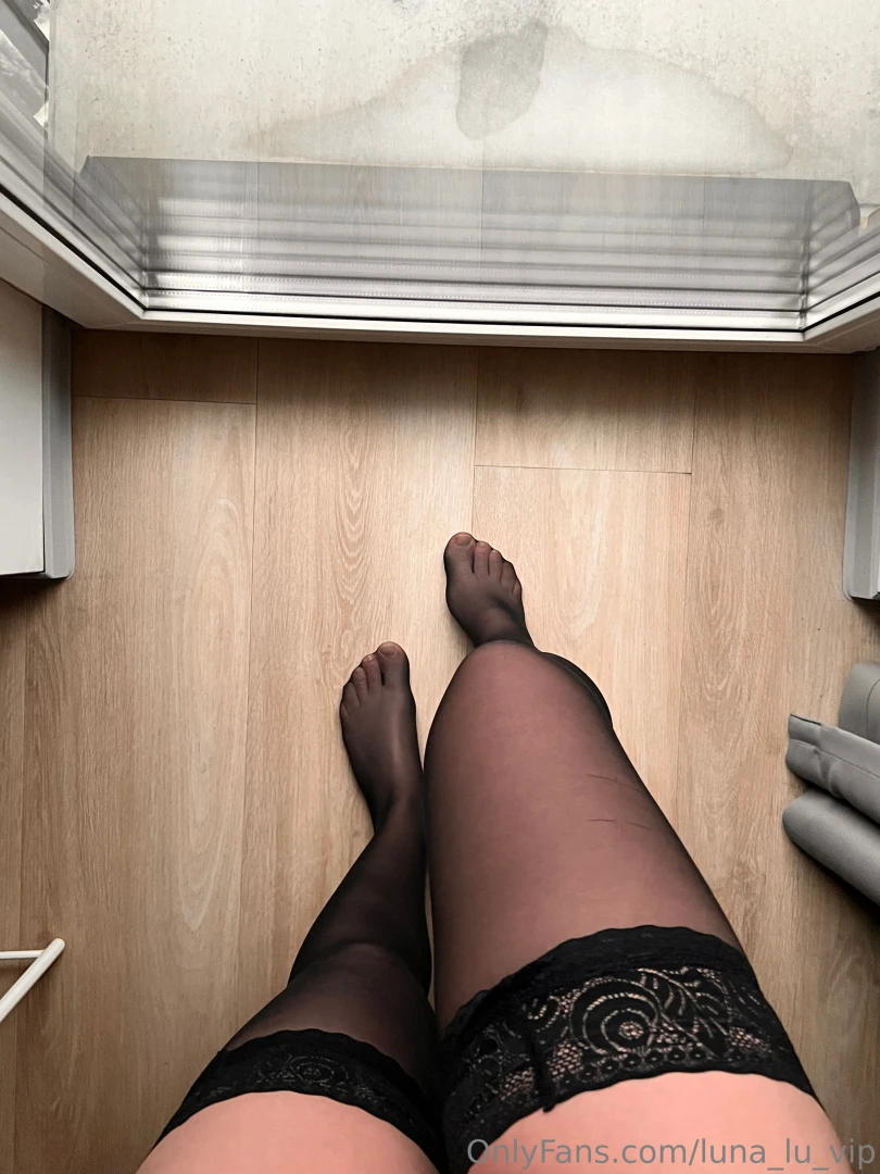 Red lace black stockings and a little mischief care to unwrap this 