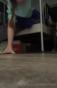 Pretending fun dak trying to climbs into bed and walk a bit in my