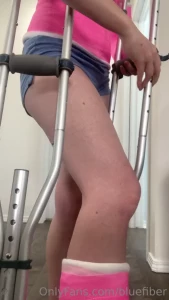 Arms torso foot covered in pink having so much fun playing in these part 1