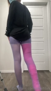 For all those nylon requests blue over pink turned out beautiful made part 1