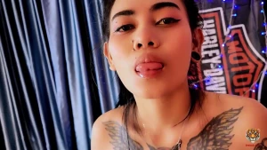 Video 137 gagging gow this tiny tattooed rockstar is back for more