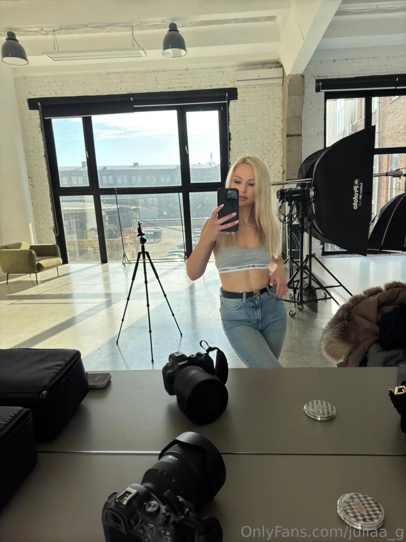 Behind the scenes of a new shoot lights cameras tripods - everything 