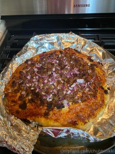 A little late night snack been craving pizza like all week i put extra