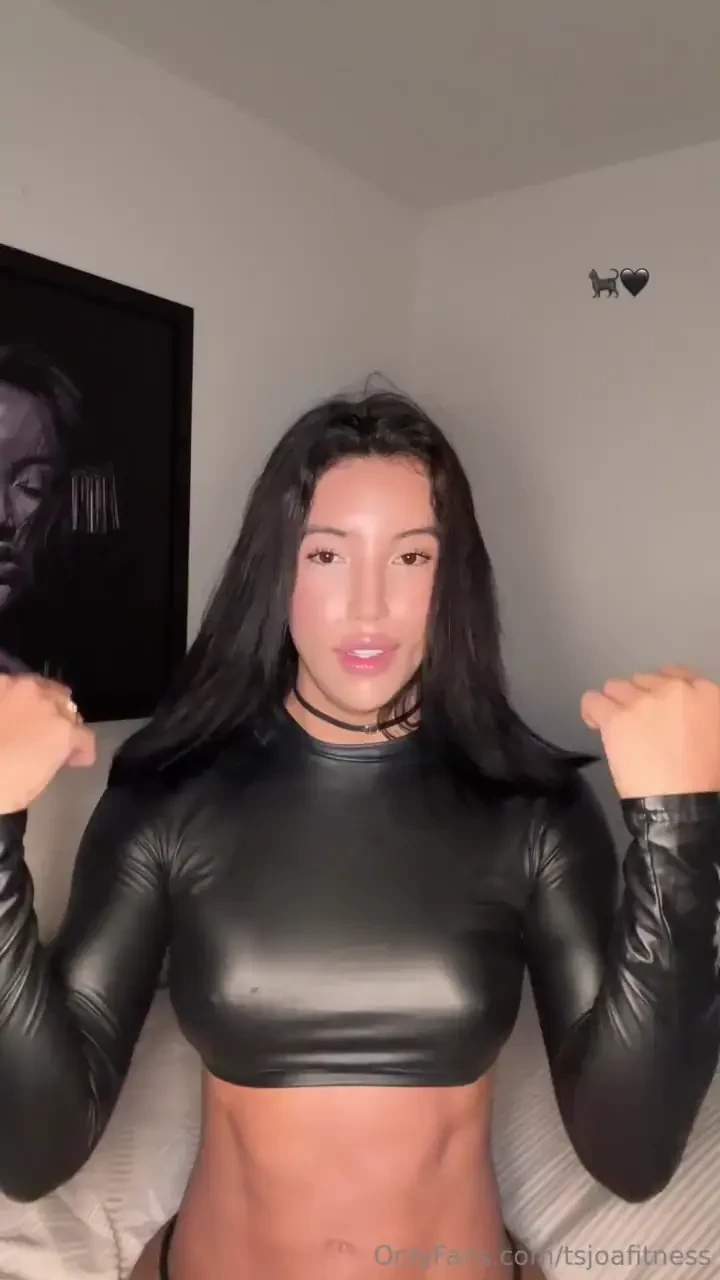 Everything looks better in black leather 