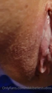 Showing off my creamy cum oozing cunt for my old man look how full my
