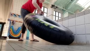 My boss told me to deflate these floats little does he know this is my