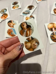 Sshhhh don t tell him but i made these little stickers of my boobs for