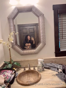 Good evening from the guest bathroom of my mother in law just because