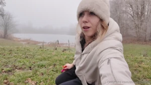 German loonergirl nbsp little outdoor popping video nbsp i was at a