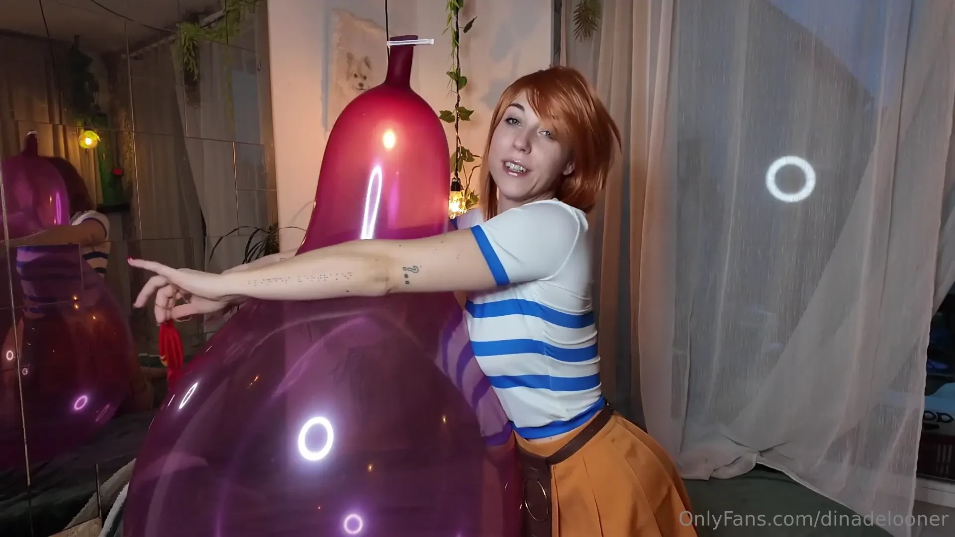 German loonergirl nbsp so i tried on a nami cosplay from one piece 