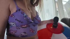 German loonergirl nbsp had fun with this beach ball and with and sph