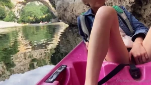 Flashing during our canoe trip