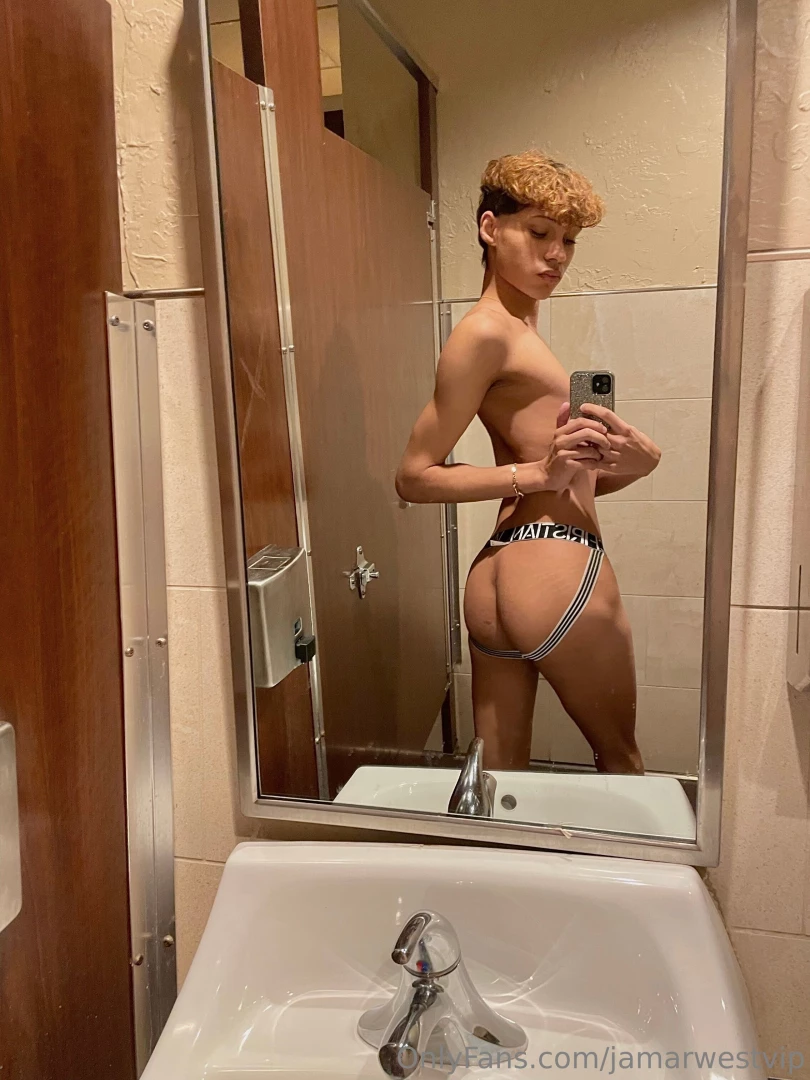 I was at the host stand working and this hot guy came in so i took a part 1 