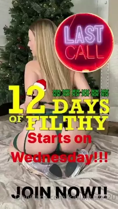 karlakush420 - Last chance for the 12 days of christmas we start tomorrow spoil your 