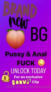 Brand new bg with a deep anal fuck ending coming to your inbox today