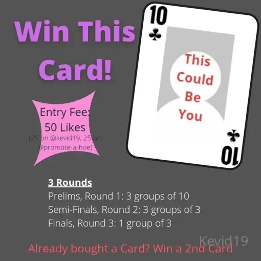 Win this card have you heard about our playing cards that we are 