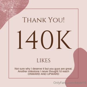 140 000 likes you guys know how to make a creator feel loved and to