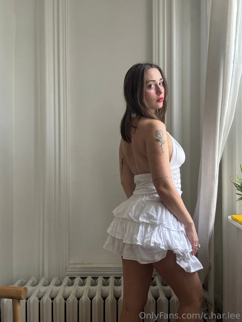 Felt wayyy too cute in this lil white dress part 1 