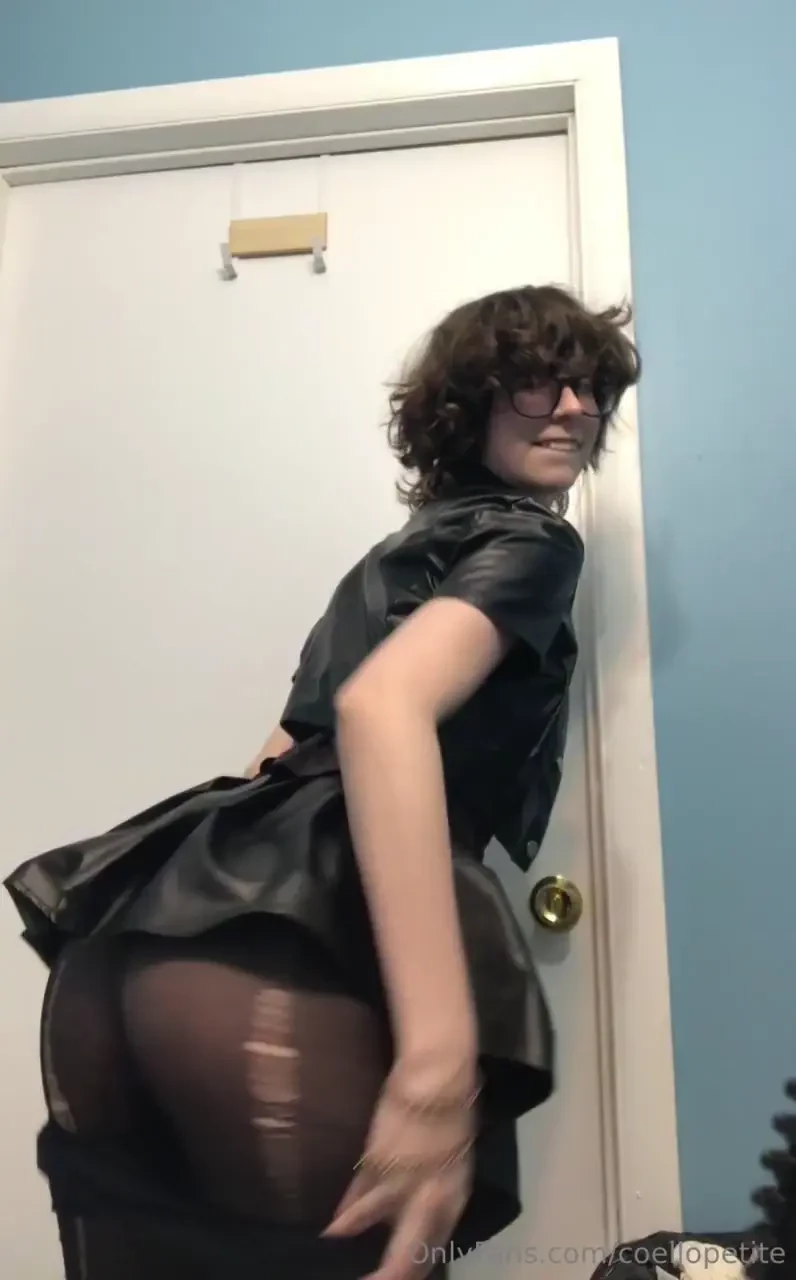 Slutty nerd masturbates in a card shop 