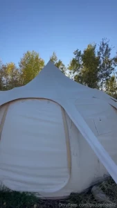 Would you go camping with me imagine the fun we d have in the tent