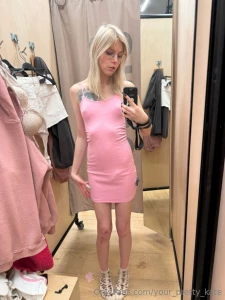 I wonder how far i could go in this dress if i left the fitting room