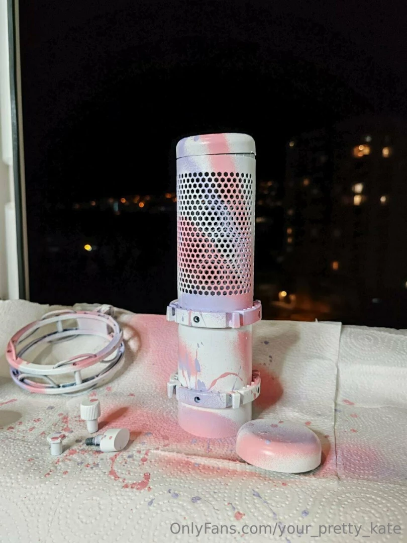 I can t stop the microphone was black but i want something special i m 