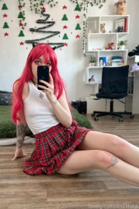 Fyp goddess redhair kinky emo fetish cosplay legs ass tattoedgirl