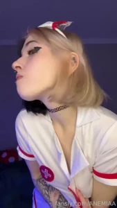 Nurse cosplay roleplaying roleplay fyp fup teen ass anime part 2