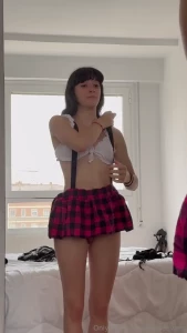 I see you liked watching me try on my lingerie so i ll let you see a