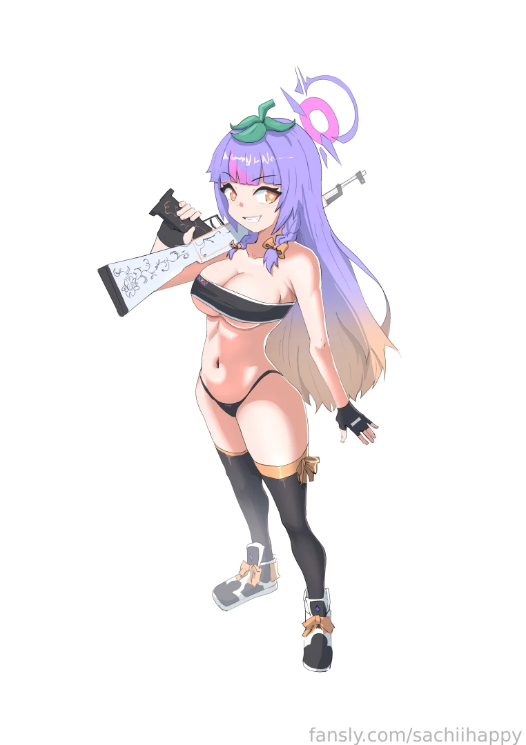 Guns and undies art by angelchama333 art lewdtuber vtuber hentai fyp part 1 