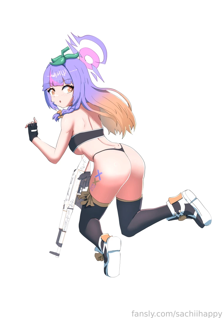 Guns and undies art by angelchama333 art lewdtuber vtuber hentai fyp 