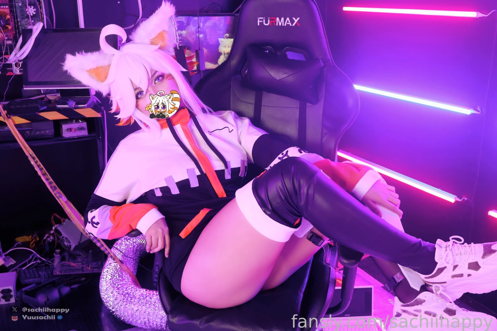 Vtuber - deme cosplay irl vtuber pussy nude fyp 