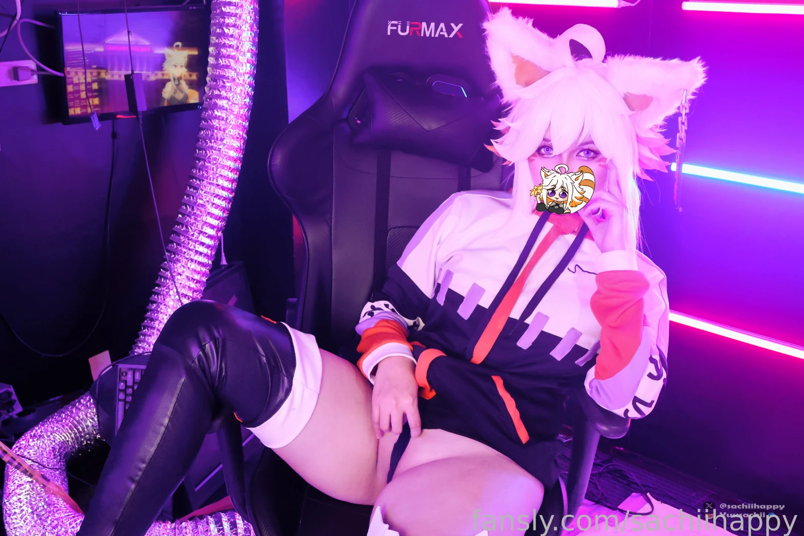 Vtuber - deme cosplay irl vtuber pussy nude fyp part 3 