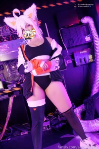 Vtuber - deme sporty undies cosplay irl vtuber lewd sexy fyp part 10