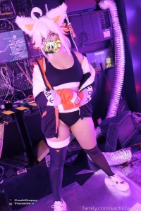 Vtuber - deme sporty undies cosplay irl vtuber lewd sexy fyp part 4