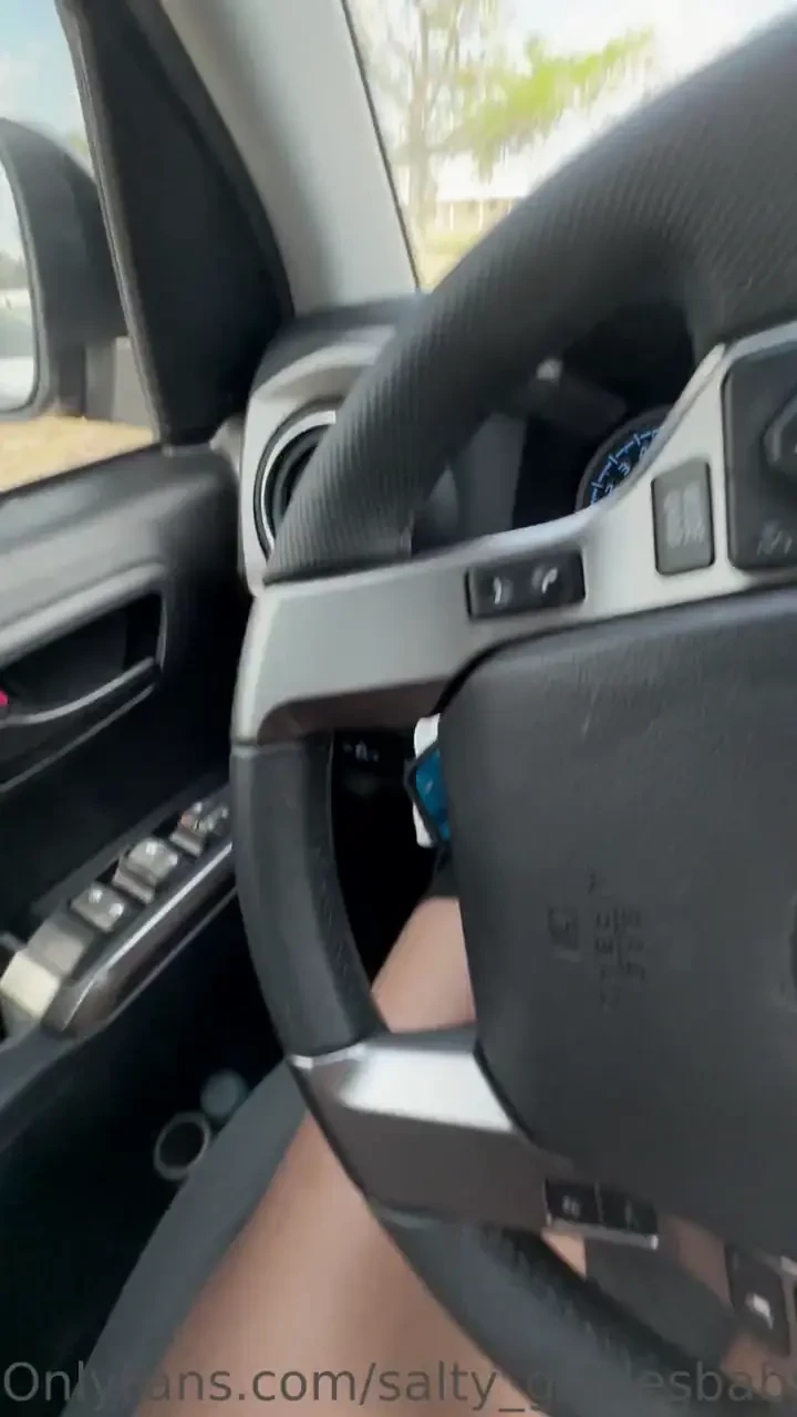 Little devil in the church parking lot 