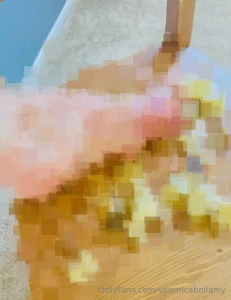 Banana foot crush watch me mash this banana with my pretty pink feet part 3