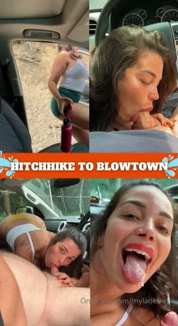 Hitchhike to blowtown i gave an older guy a blowjob for giving me a 