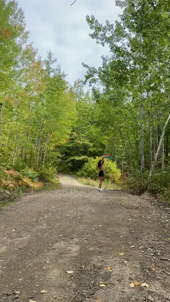 We have a hiking rule running means tits out 
