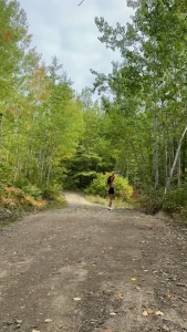 We have a hiking rule running means tits out